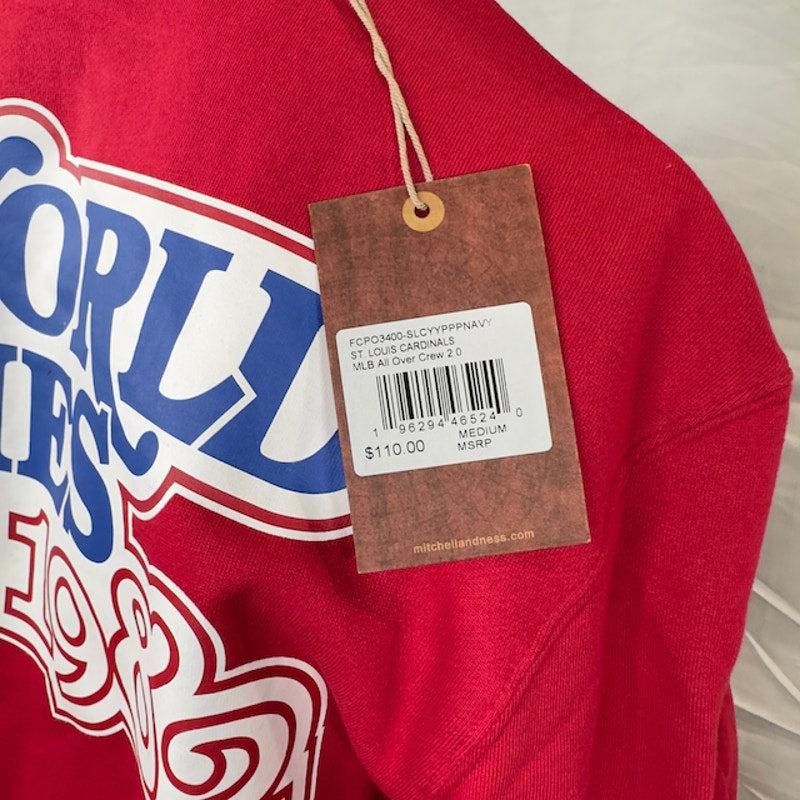 Mitchell & Ness MLB Crew Sweatshirt St. Louis Cardinals World Series 1982 M