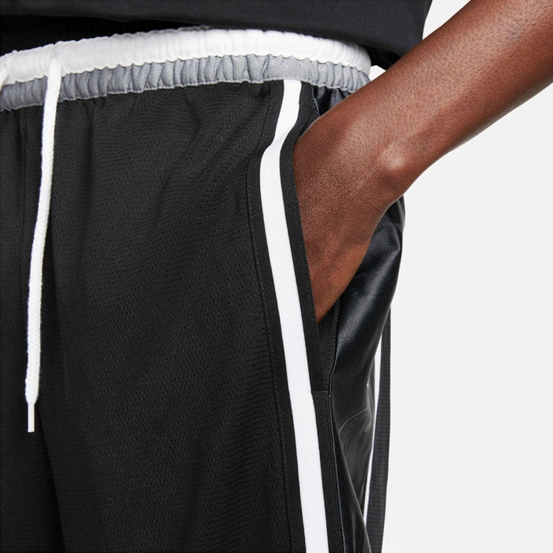 Nike Dri-FIT DNA Basketball Shorts Elastic Waist DX0255-010 Black Mens Sz M