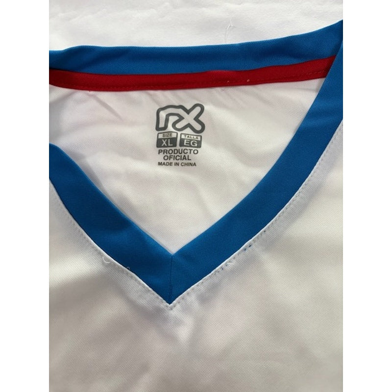 RX Cruz Azul Mexico Official Soccer Fan Jersey V-Neck White/Blue Mens Sz XL