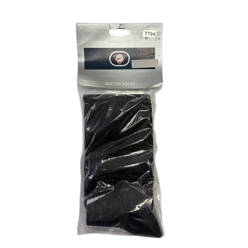 Nike Classic 2 Soccer Socks Football Sports Black Unisex Shoe Size 3.5-8.5