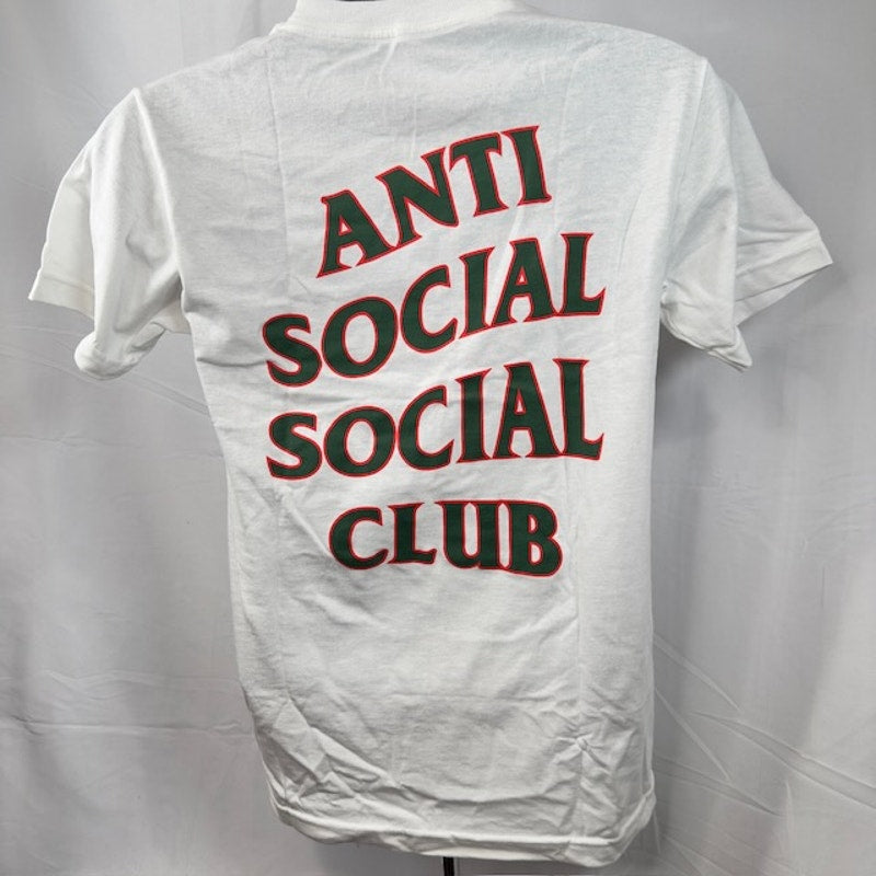 Anti Social Social Club Tee Shirt Short Sleeve Crew Neck Graphic White Size S