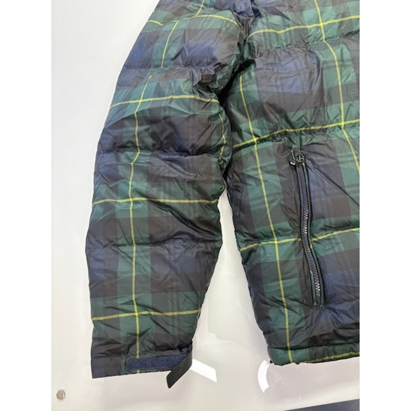 POLO Ralph Lauren Plaid Down Filled Hooded Puffer Jacket Green/Multi Mens XL