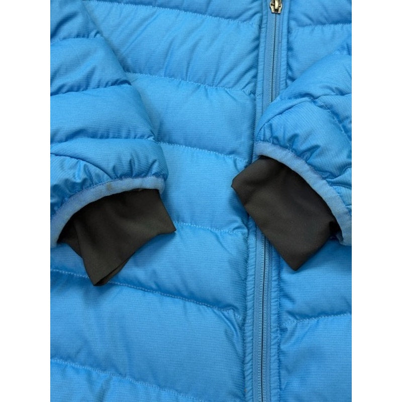 Adidas Climaheat 700+ Down Hooded Puffer Jacket Coat Blue Womens Size 46/48 UK