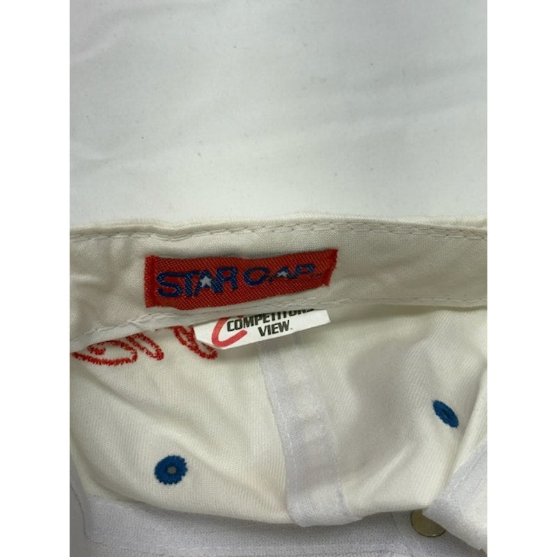 Competition View Dale Earnhardt #3 Adjustable Hat NASCAR White Blue Unisex OSFM