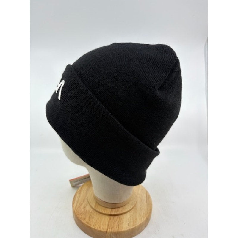 Heron Preston NASA Logo Knit Beanie Hat Wool Blend Black Unisex One Size