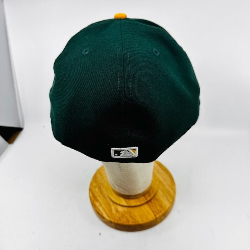New Era Oakland Athletics 59Fifty Cap Fitted Green Yellow Mens One Size