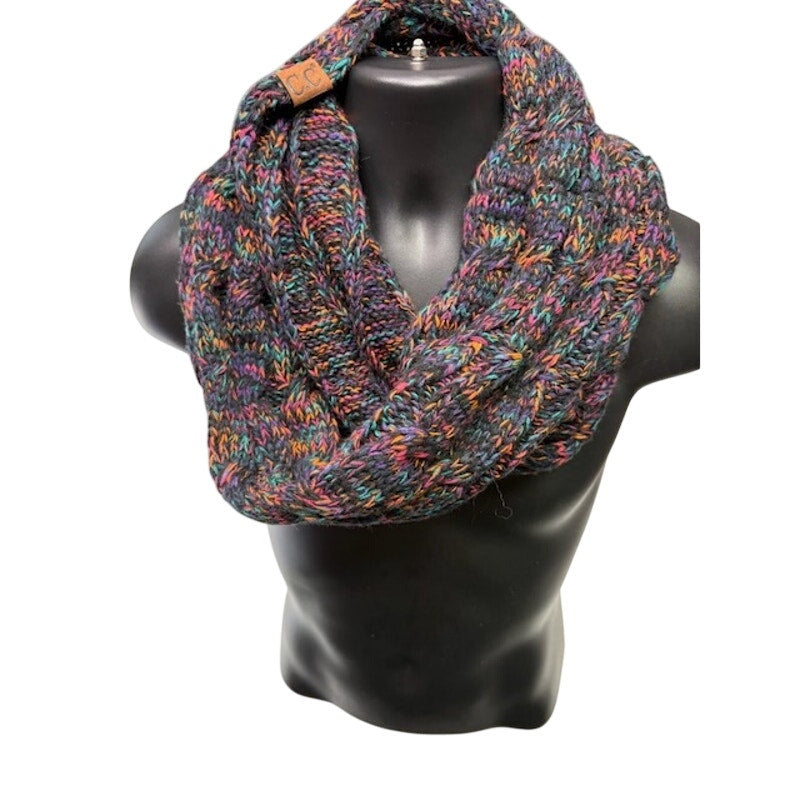 C.C Exclusives Knit Infinity Scarf Chunky Winter Loop Cozy Multicolor One Size