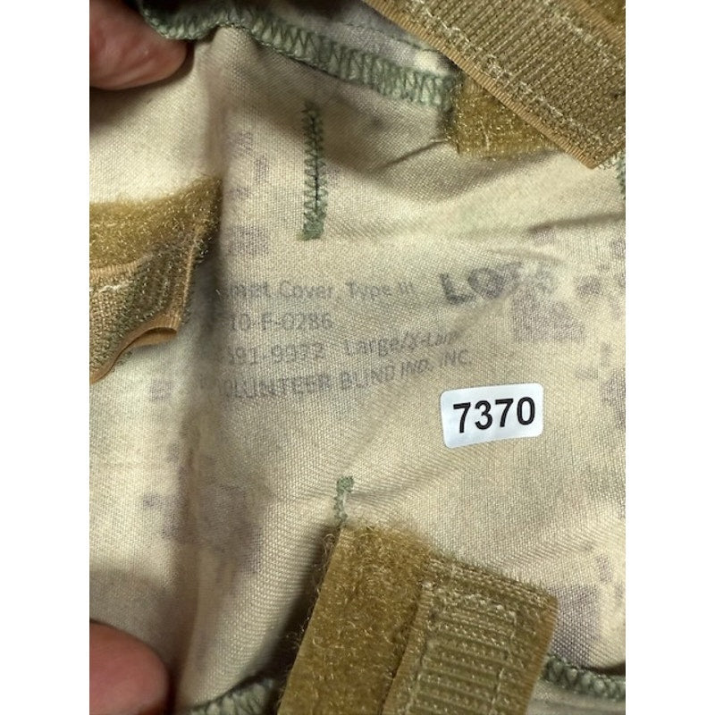 Mount Rogers CSB USN NWU Type III Helmet Cover Camouflage Green Size S/M