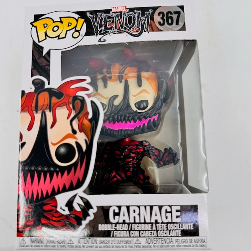 Funko Pop Marvel Venom Carnage Bobblehead #367