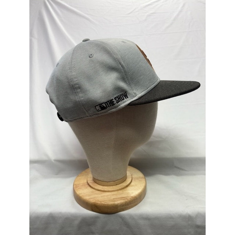 New Era 9FIFTY MLB The Show Snapback Hat Gaming Logo Gray Black Unisex OSFM
