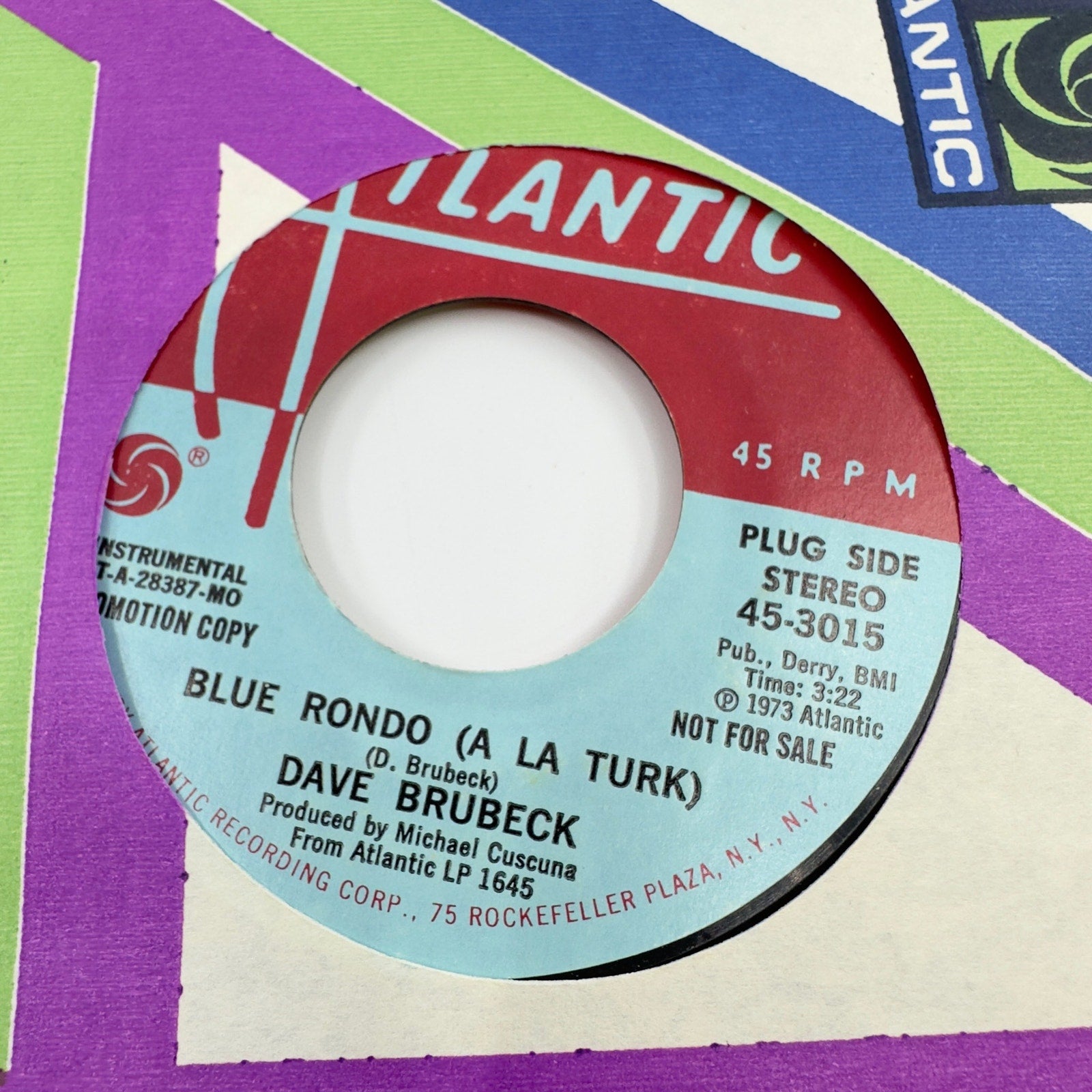 Dave Brubeck - Blue Rondo ( A LA TURK) - LP, Vinyl Record Atlantic