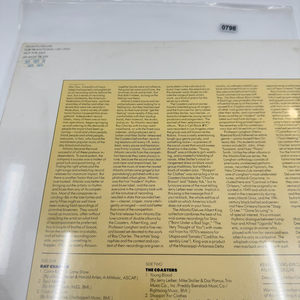 Atlantic/Deluxe Various The Deluxe Deluxe Vinyl Record ALbum Brand New