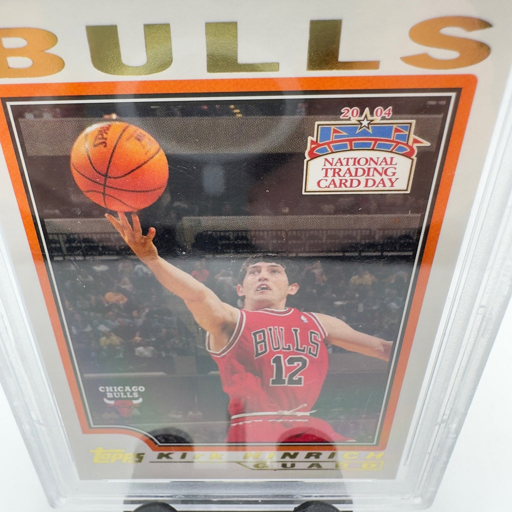 2004-05 Topps National Trading Card #10 Kirk Hinrich Chicago BullsGraded MINT 10