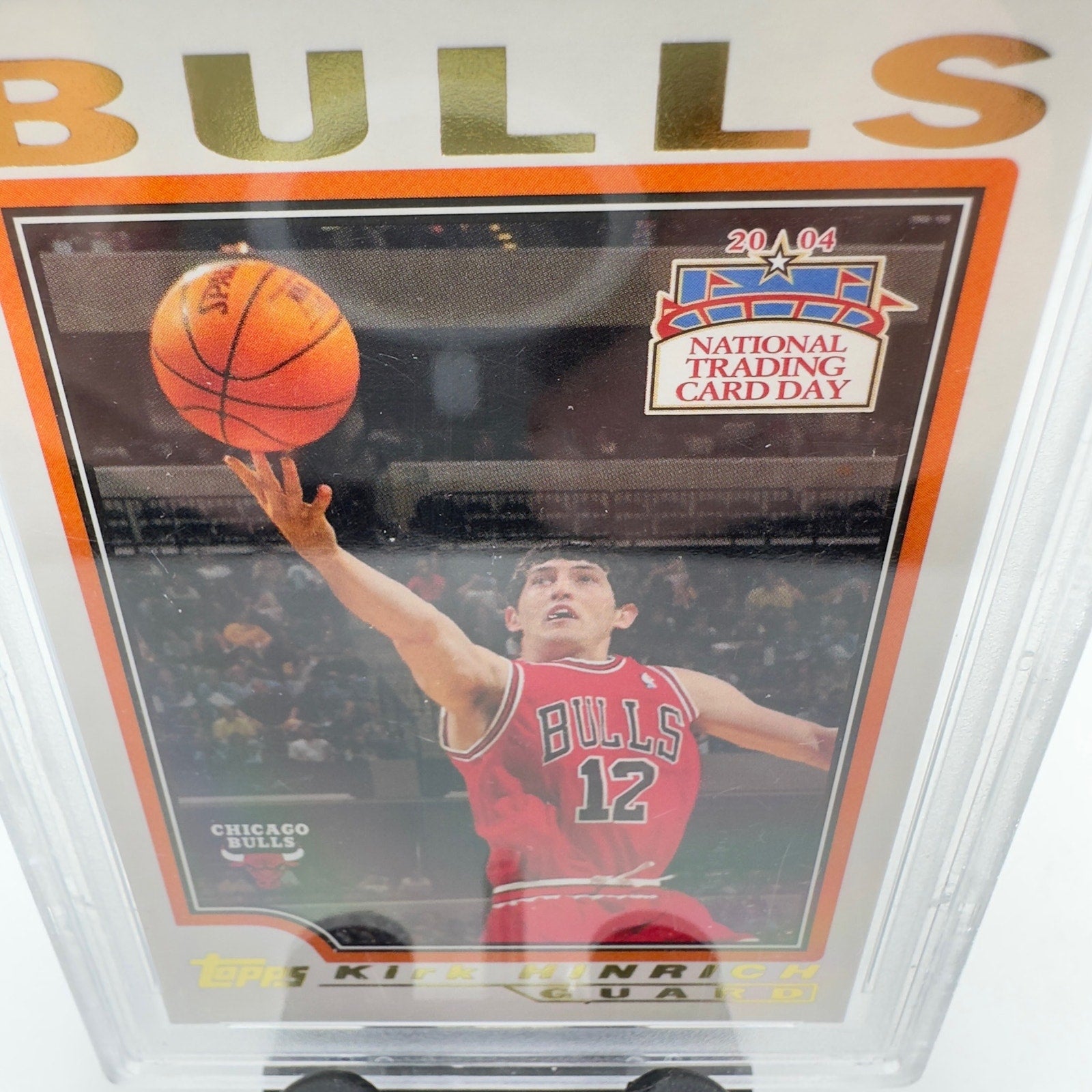 2004-05 Topps National Trading Card #10 Kirk Hinrich Chicago BullsGraded MINT 10