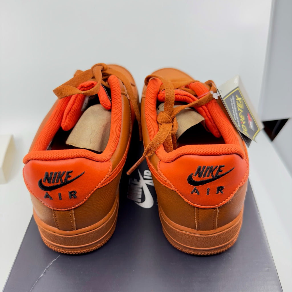 Nike Air Force 1 Goretex Sneaker Shoes Desert Team Orange Size 9.5