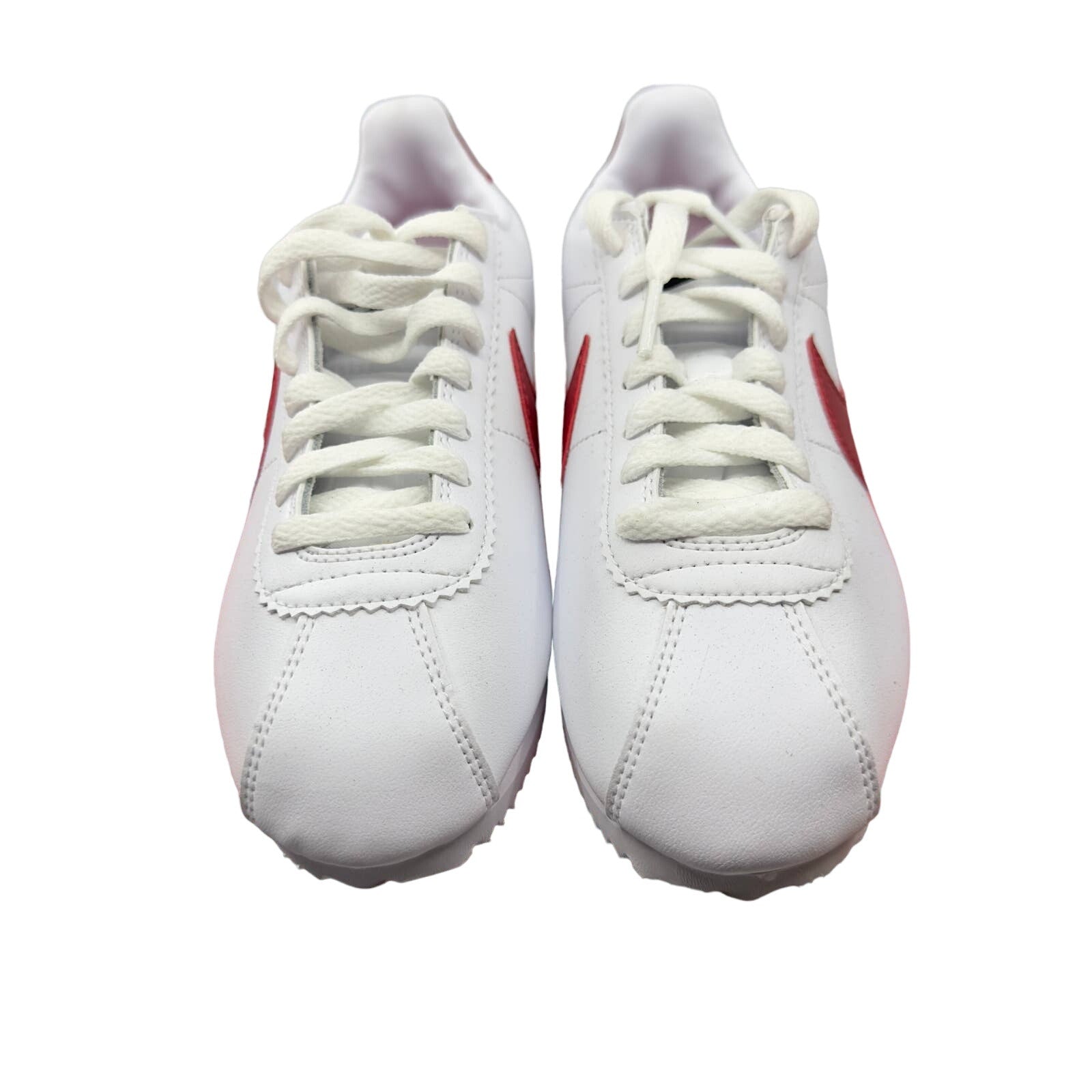 Nike Womens Shoes Cortez Classic Low Leather Athletic Sneakers White Size 5.5