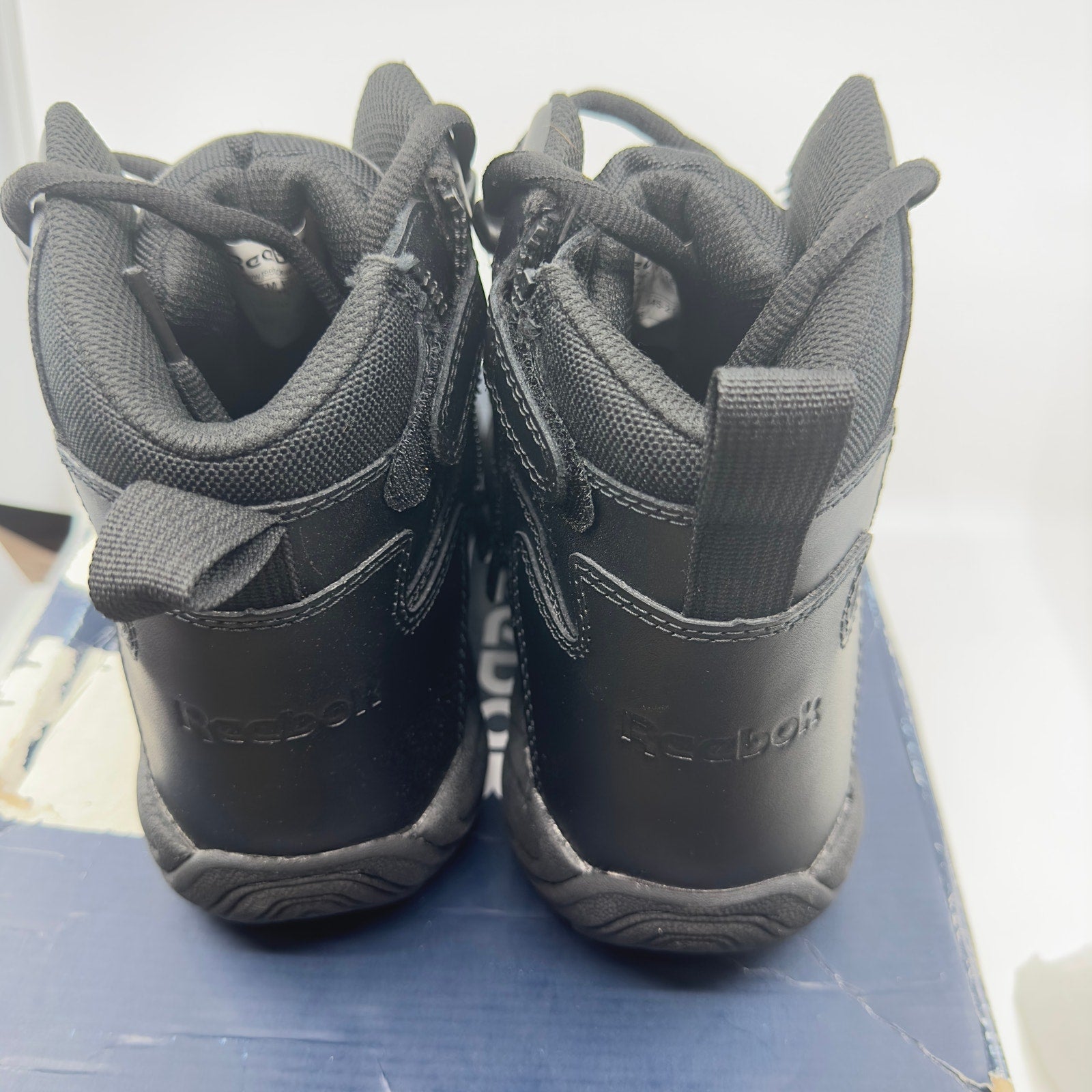 Reebok Mens Rapid Response Military Tactical Boot Lace Up Leather Black Size 10W