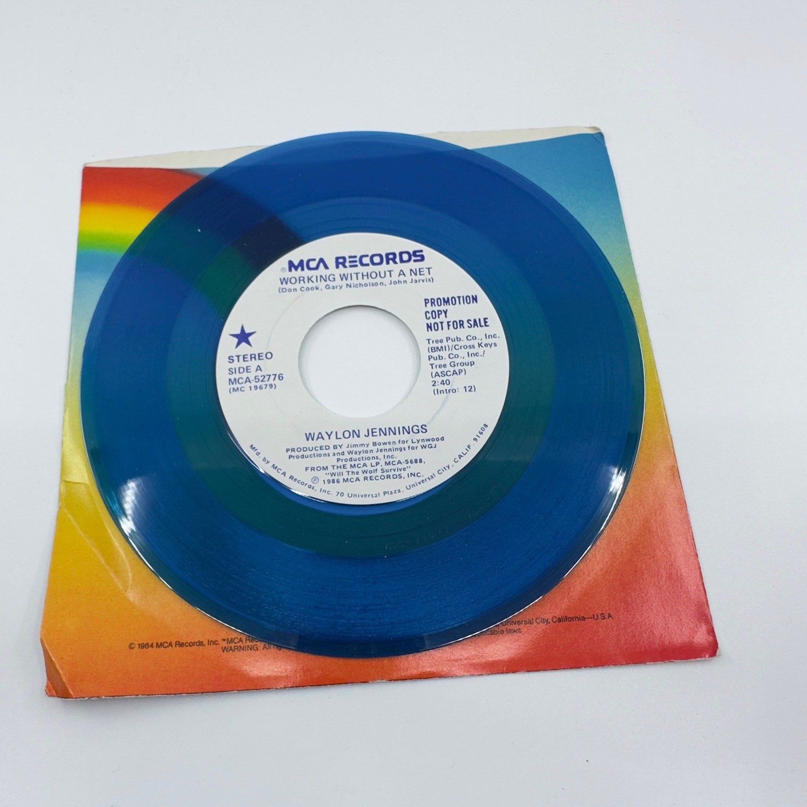 Waylon Jennings – Working Without A Net - LP, Vinyl Records Set Of 5
