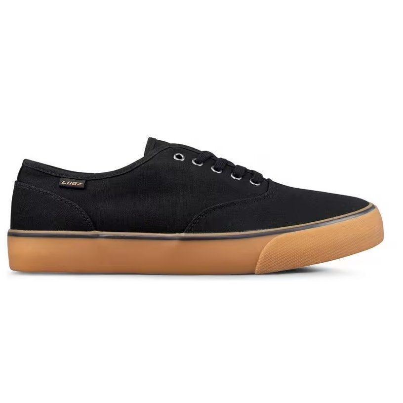 Lugs Canvas Lear Skate Shoes Low Top Slip On Fashion Sneakers Black Size 10.5