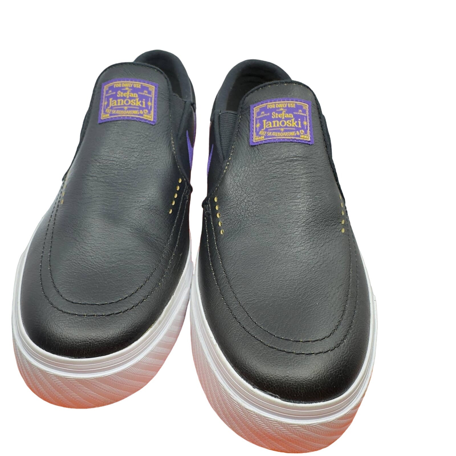 Nike Mens Shoes SB Stefan Janoski NBA Lakers 2019 Black/Purple 10 BQ6396-024