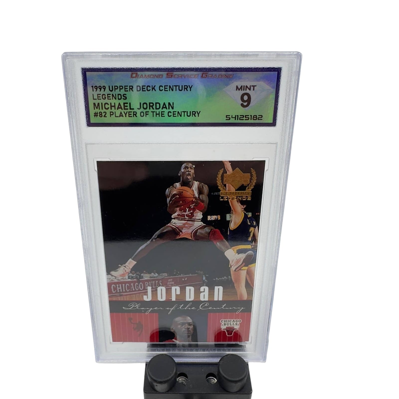 1999 Upper Deck Century Legends #82 Player Of The Century Michael Jordan MINT 9