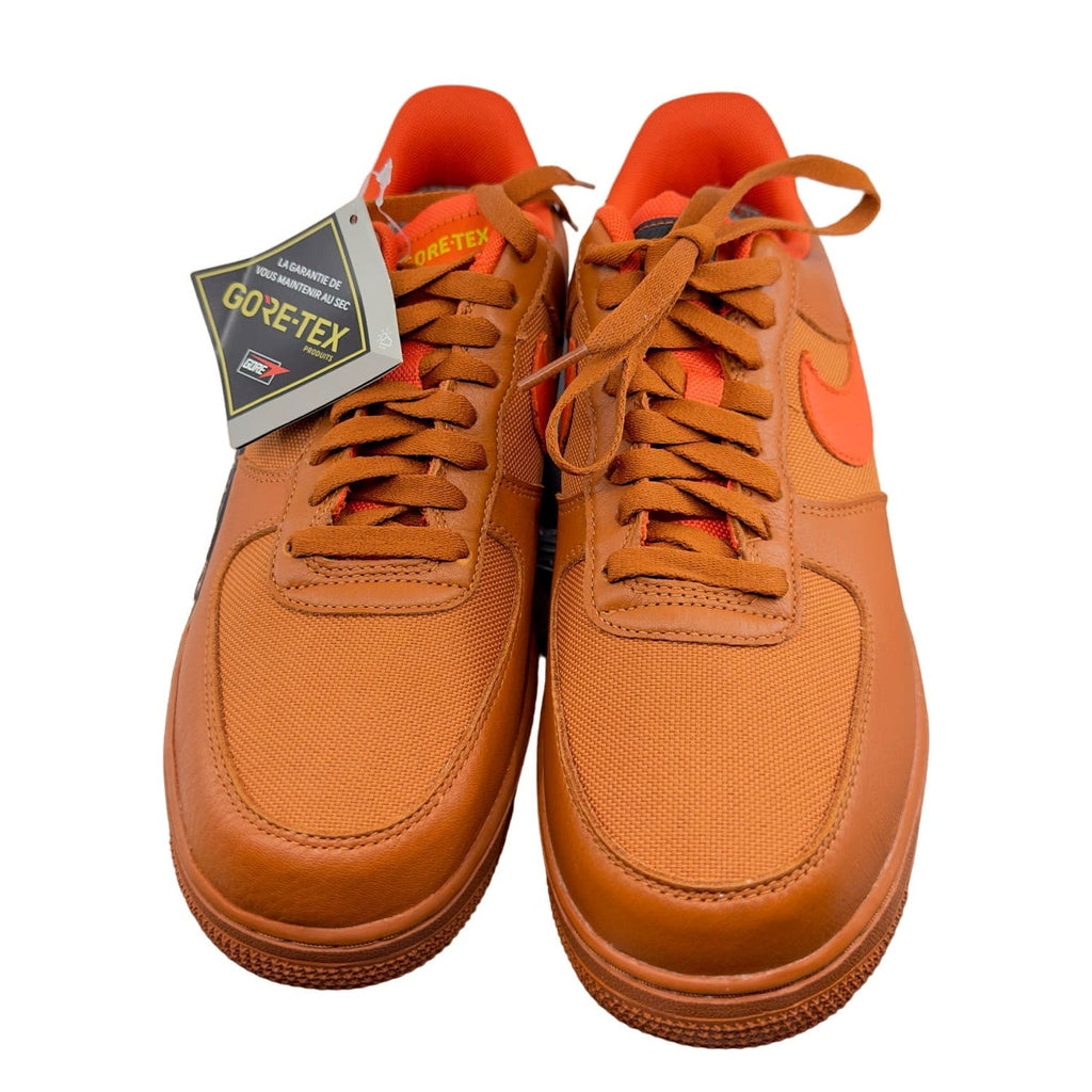 Nike Air Force 1 Goretex Sneaker Shoes Desert Team Orange Size 9.5