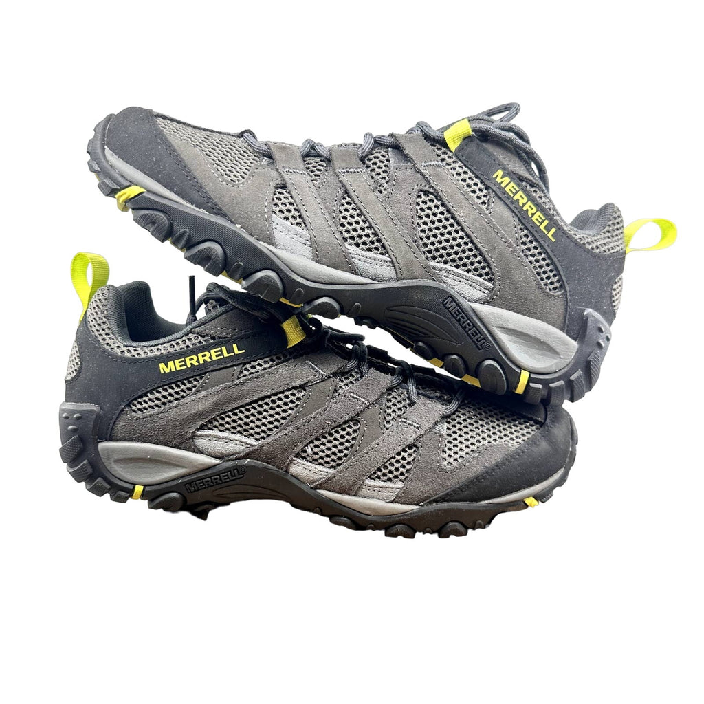 Merrell Alverstone Men’s Hiking Athletic Sneaker Shoes Gray/Green Size 8.5W