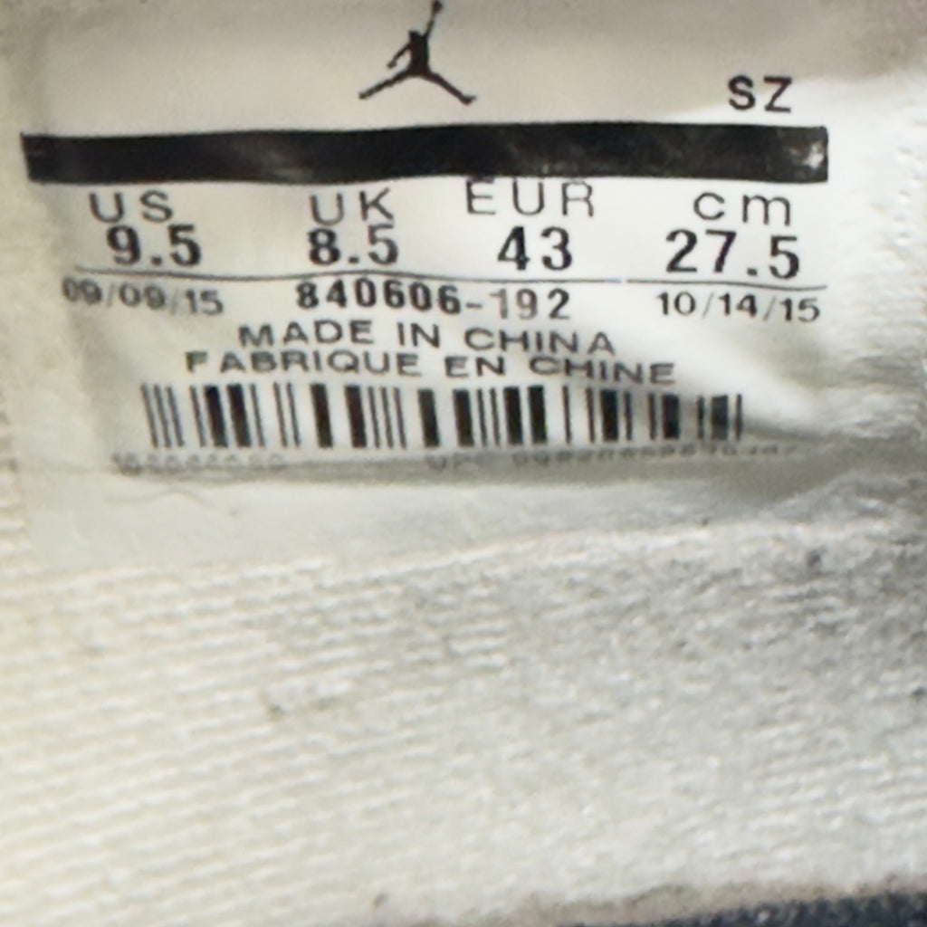 Nike Mens Air Jordan 4 Retro OG Basketball Shoes White/Black Size 9.5 840606-192