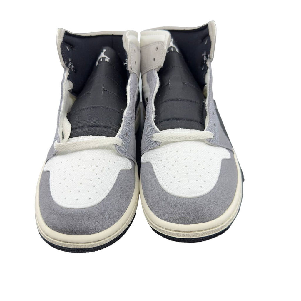 Nike Mens Air Jordan 1 Mid SE Craft High Sneakers Cement Gray/Black 9 DZ4136-002