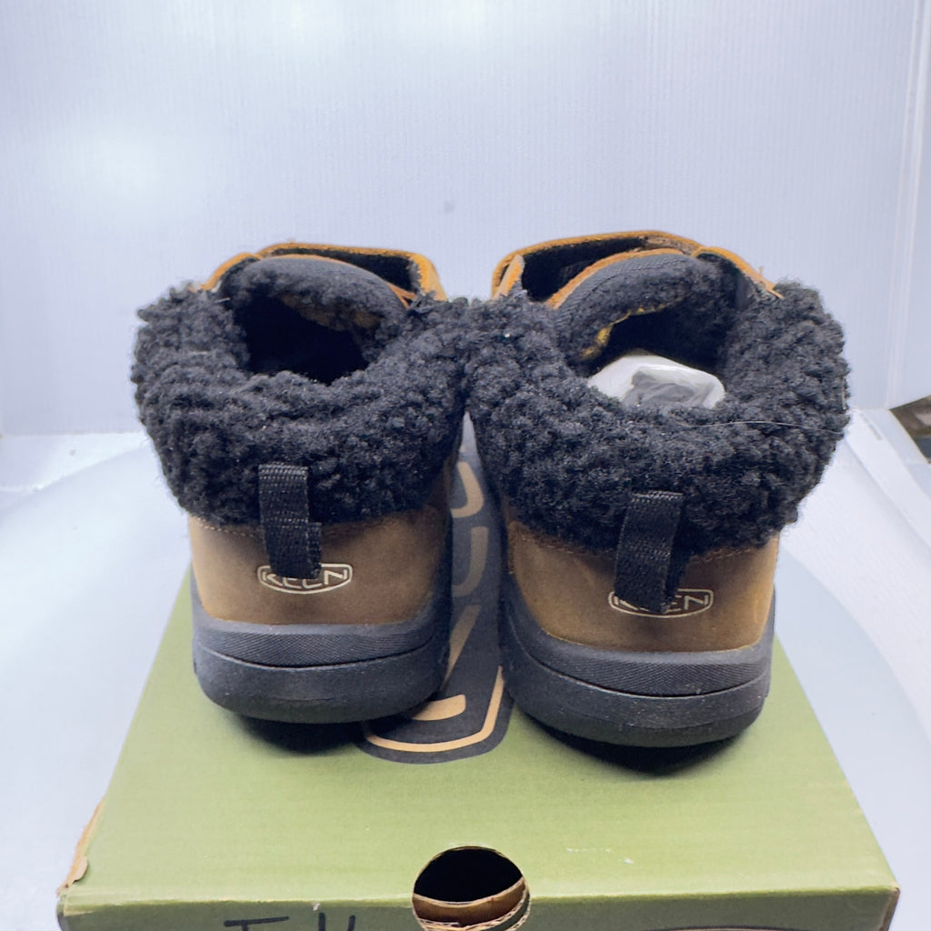 Keen Kids  Chukka Boots Kootenay IV Mid Hook & Loop Ankle Shoes Brown Size 11