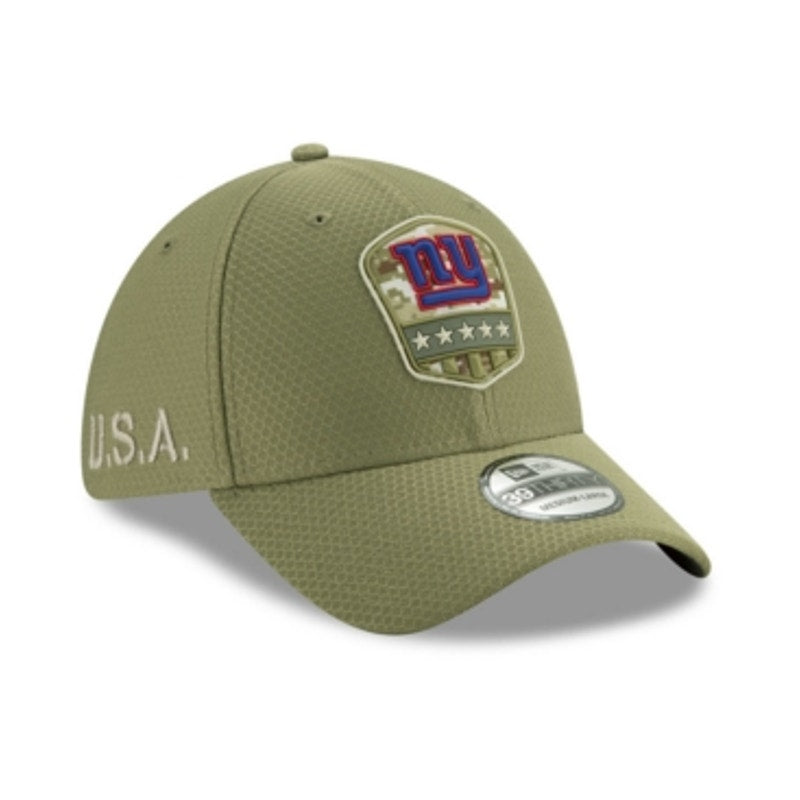 New Era Men's Flex Hat New York Jets Salute to Service 39Thirty Fitted Green S/M