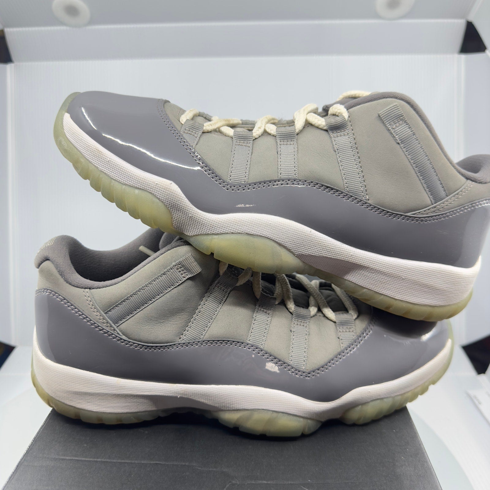 Nike Mens Shoes Air Jordan 11 Retro Low Cool Grey 2018 Sneakers 10 528896-003