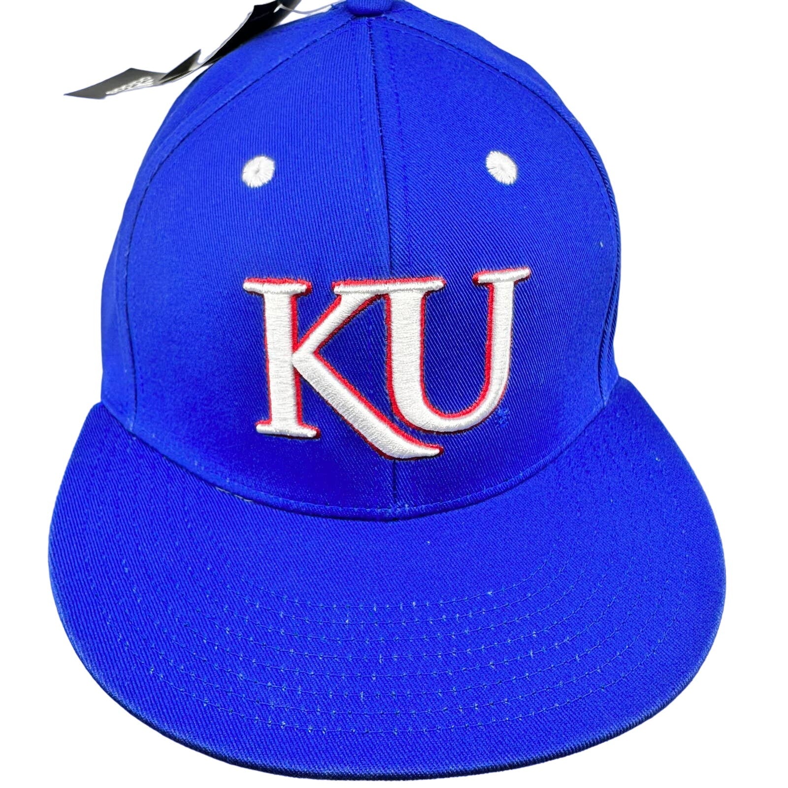 Adidas Men's Hat Flat Brim Snap University of Kansas Jayhawks Blue OSFM