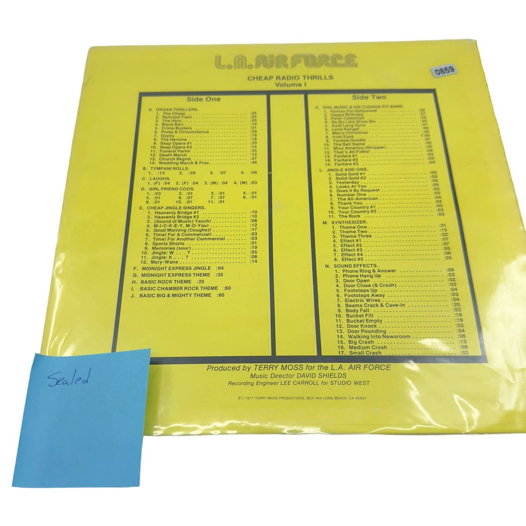 L.A Airforce - Cheap Radio Thrills Volume I - LP, Vinyl Records