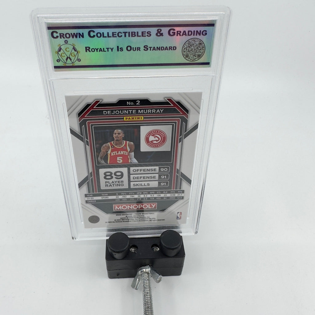 2022-23 Panini Prizm Basketball Monopoly #2 - Dejounte Murray - Graded MINT 9