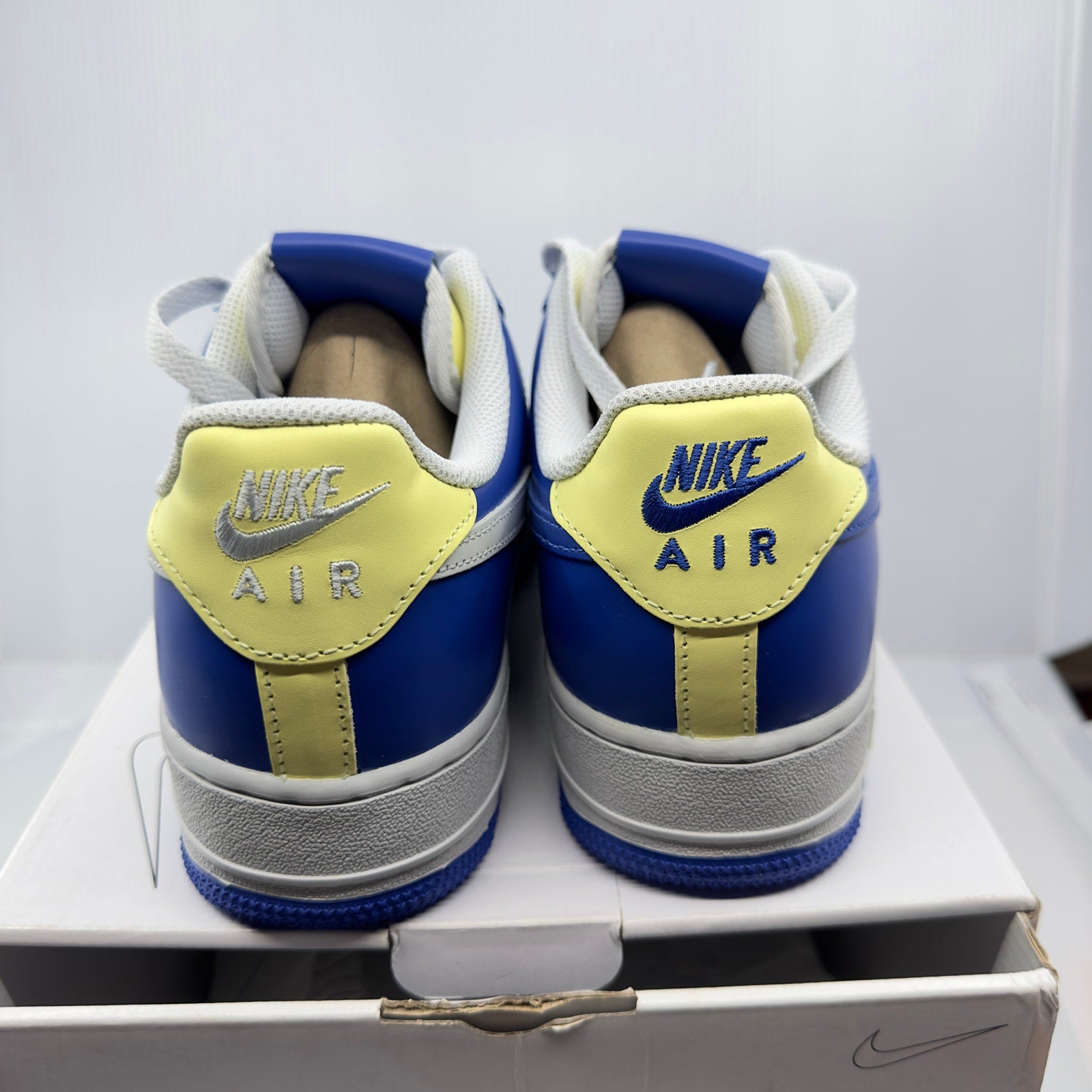 Nike by Kirk Shoes Dunk Low Custom Sneakers D07416-991 Blue/Yellow Size 9.5