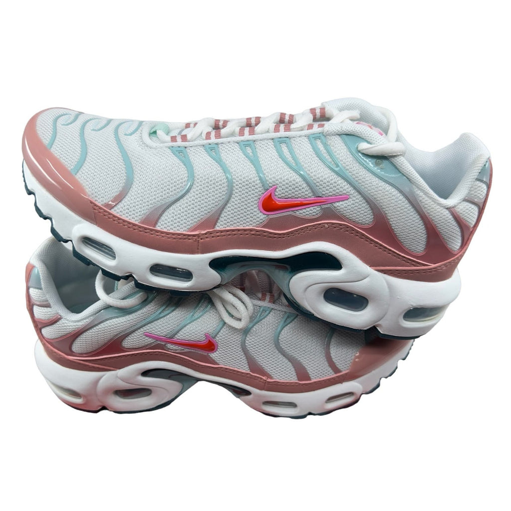 Nike Air Max Plus GS Youth Girls Sneakers White Siren Red Red Stardust Size 4.5Y