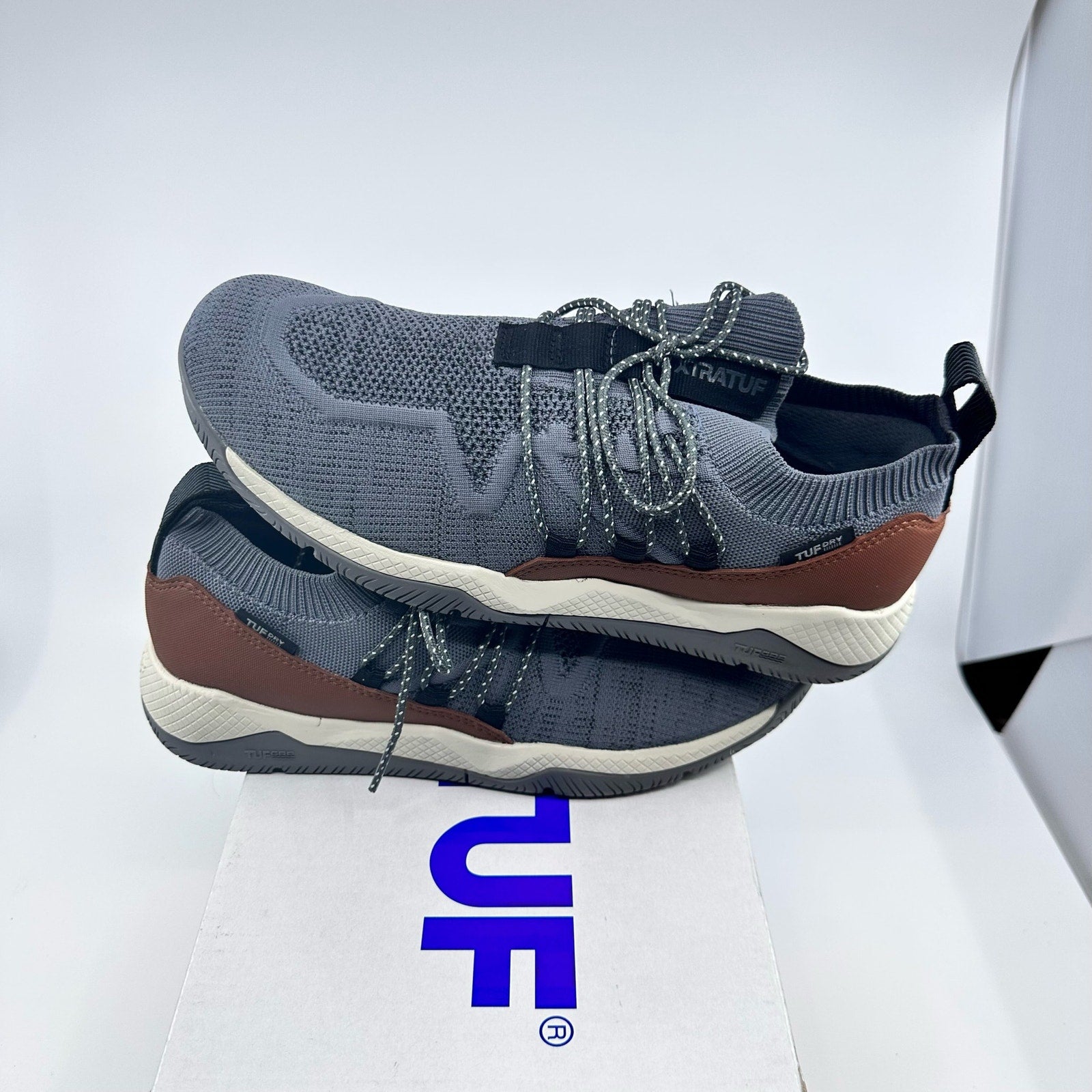 Xtratuf Mens Kiata Sneaker Shoes Lace Up KIA101 Castlerock Gray Size 7M