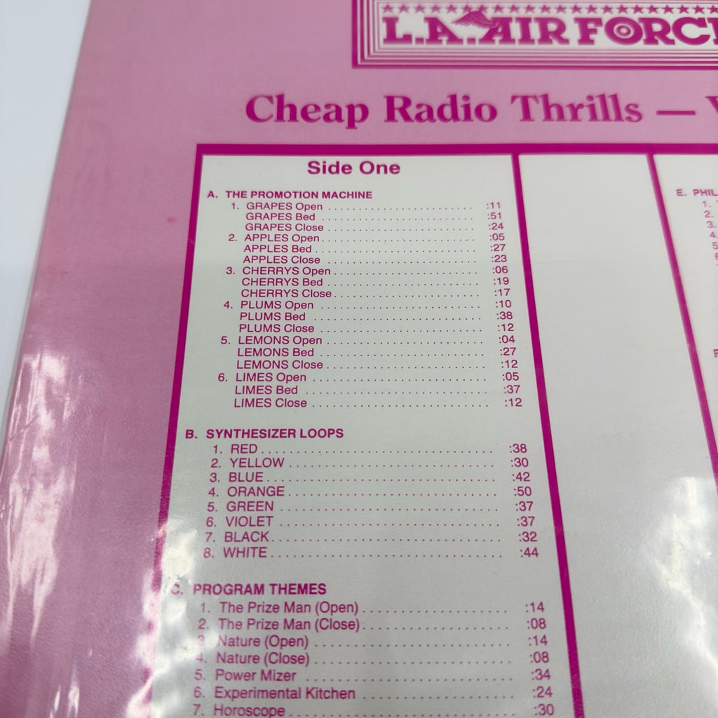 L.A. Airforce - Cheap Radio Thrills 2 - LP, Vinyl Records