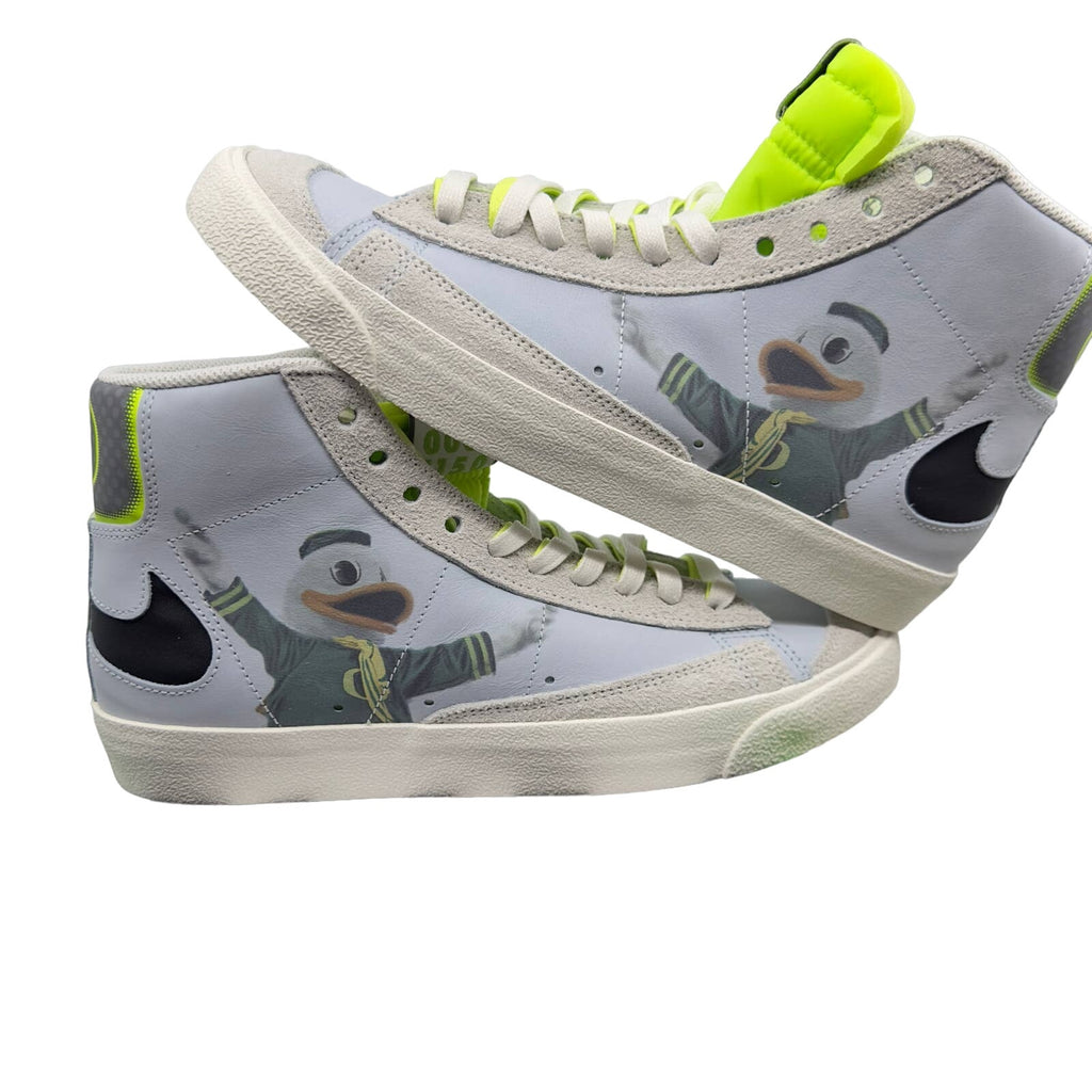 Nike Mens Shoes Blazer Mid '77 University Of Oregon Sneakers Blue 10 FD0235400