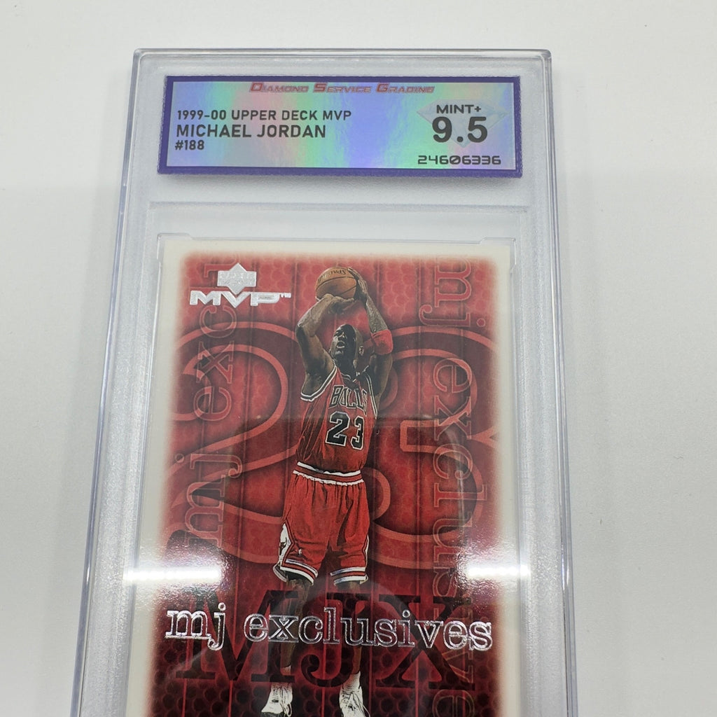 1999-00 Upper Deck MVP #188 MJ Exclusives Michael Jordan Chicago Bulls - Graded