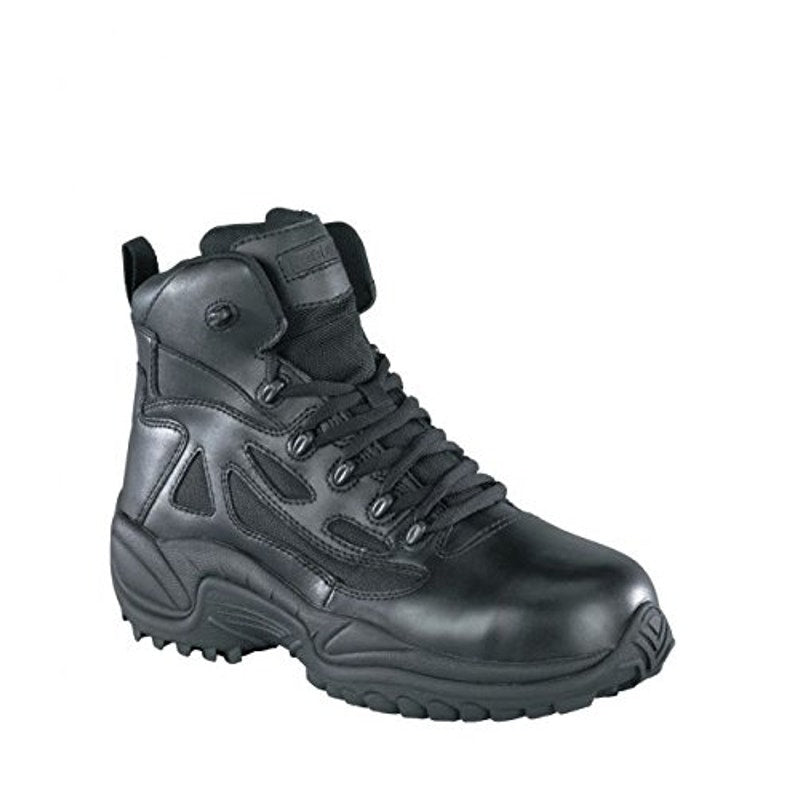 Reebok Mens Rapid Response Military Tactical Boot Lace Up Leather Black Size 10W