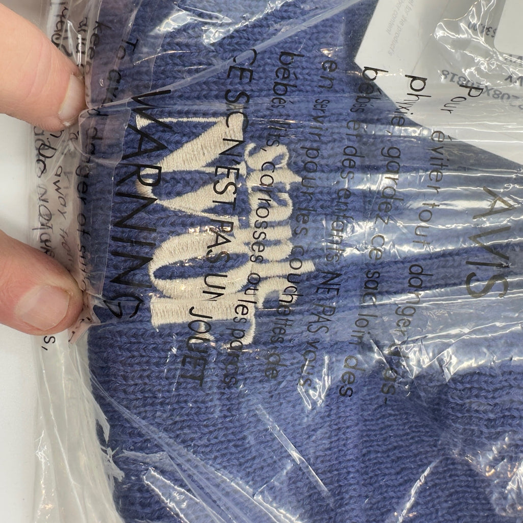 Staple Mens Cuffed Pigeon NYOF Label Beanie Winter Hats Blue Size OS 2208X10818