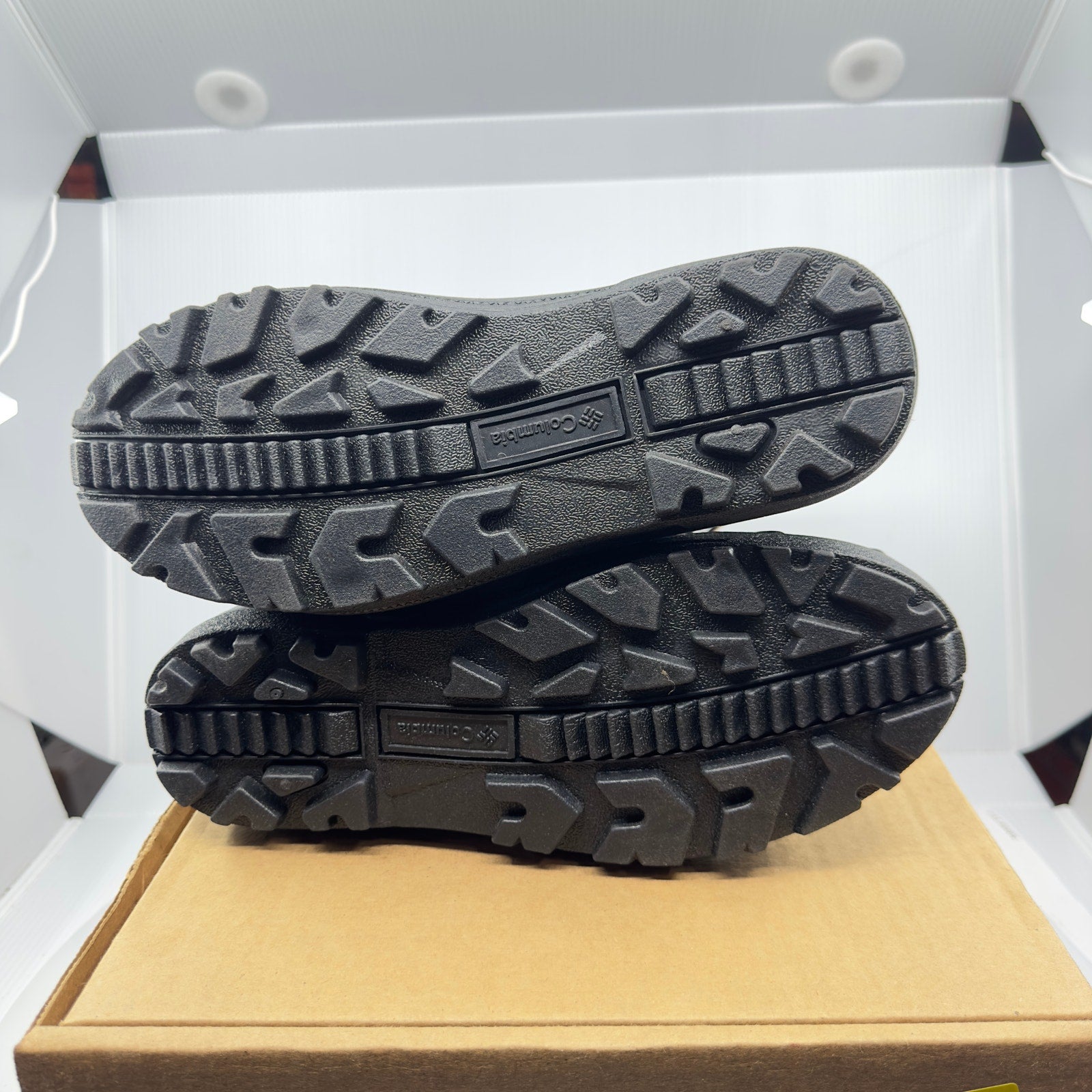 Columbia Snow Winter Hiking Boot Hi-Top Insulate Drawstring Black Size 7W