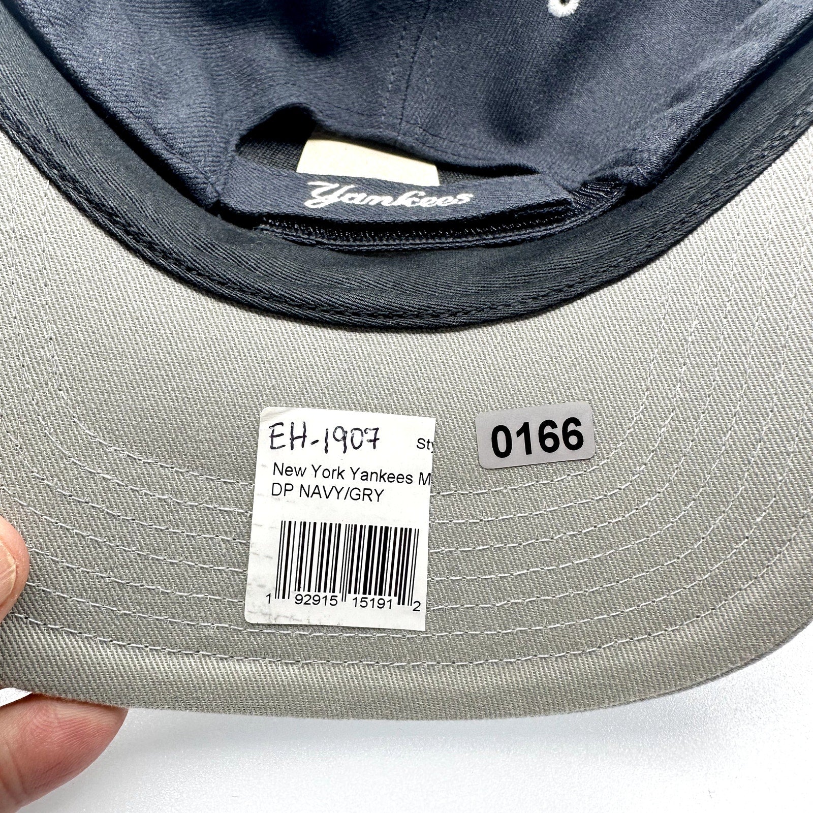 '47 Brand Mens New York Yankees Throwback MLB Adjustable Hat Navy White One Size