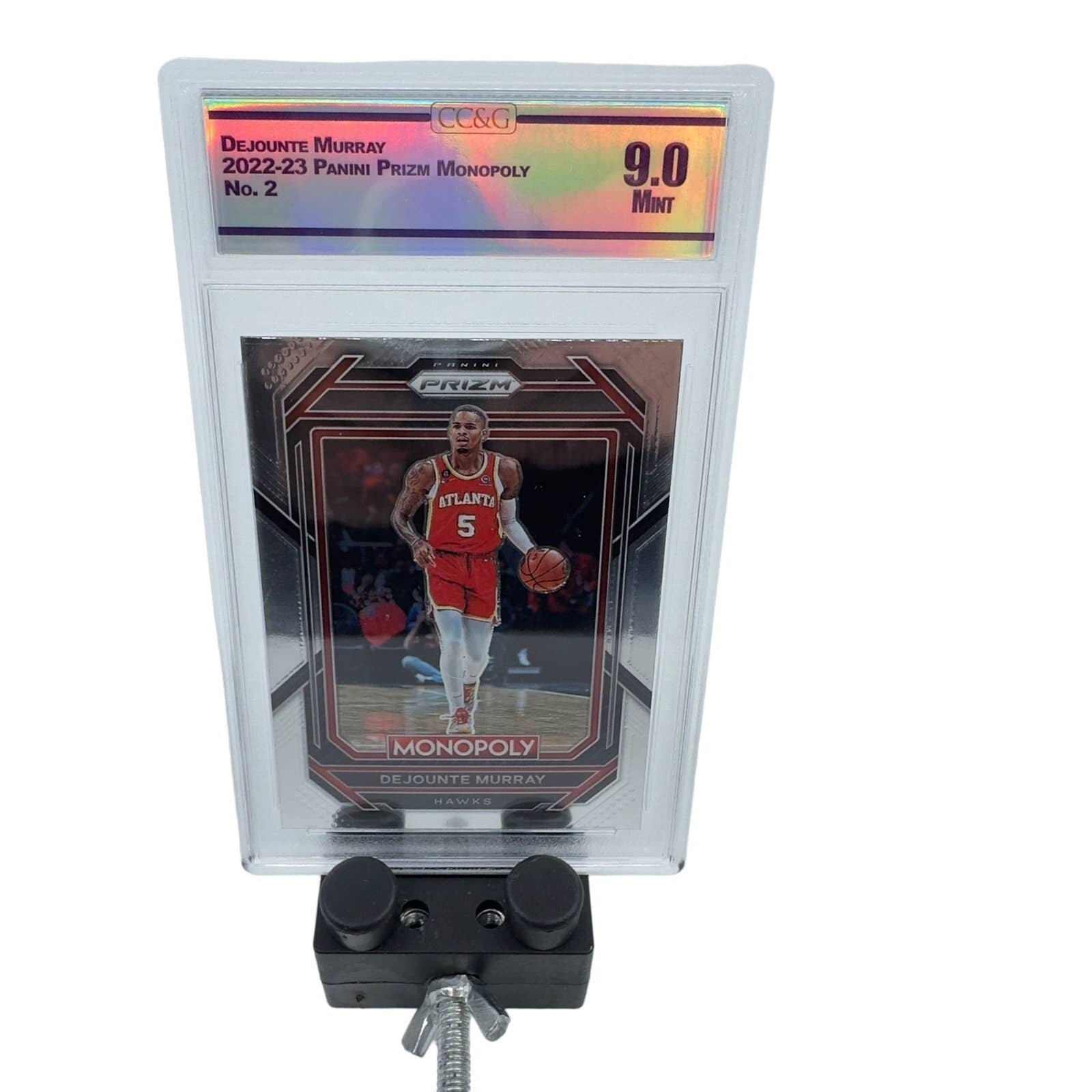 2022-23 Panini Prizm Basketball Monopoly #2 - Dejounte Murray - Graded MINT 9