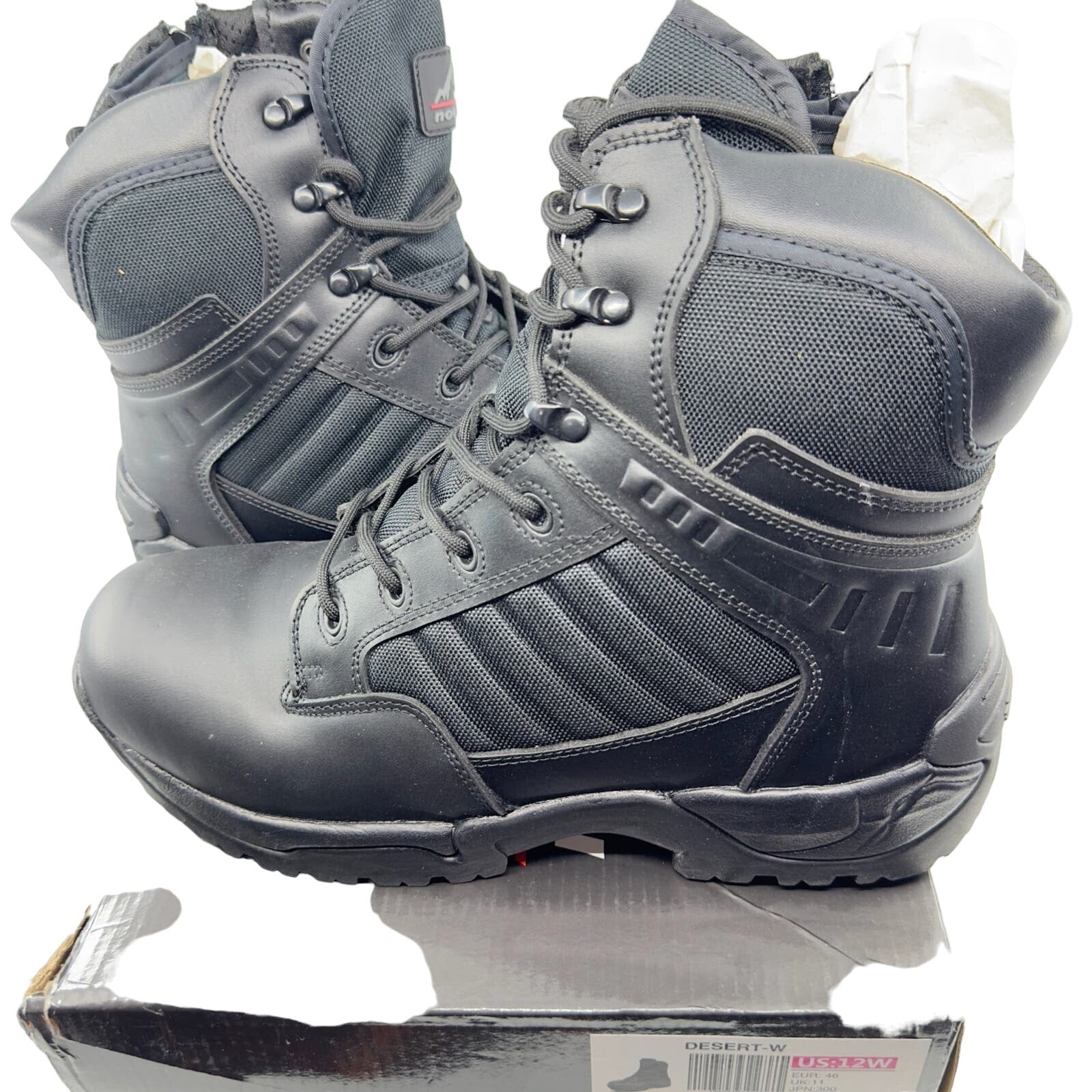 Nortiv 8 Desert-W Mens Hiking Combat Ankle Boots Military Tactical Black Size 12