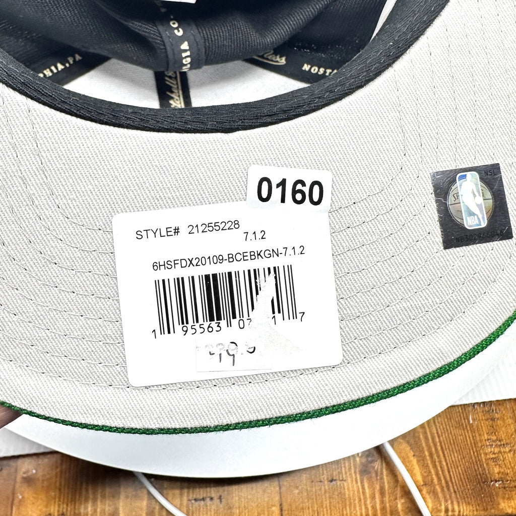 Mitchell & Ness NBA HWC Boston Celtics Lotto Pick Snapback Black/Green Size 71/2