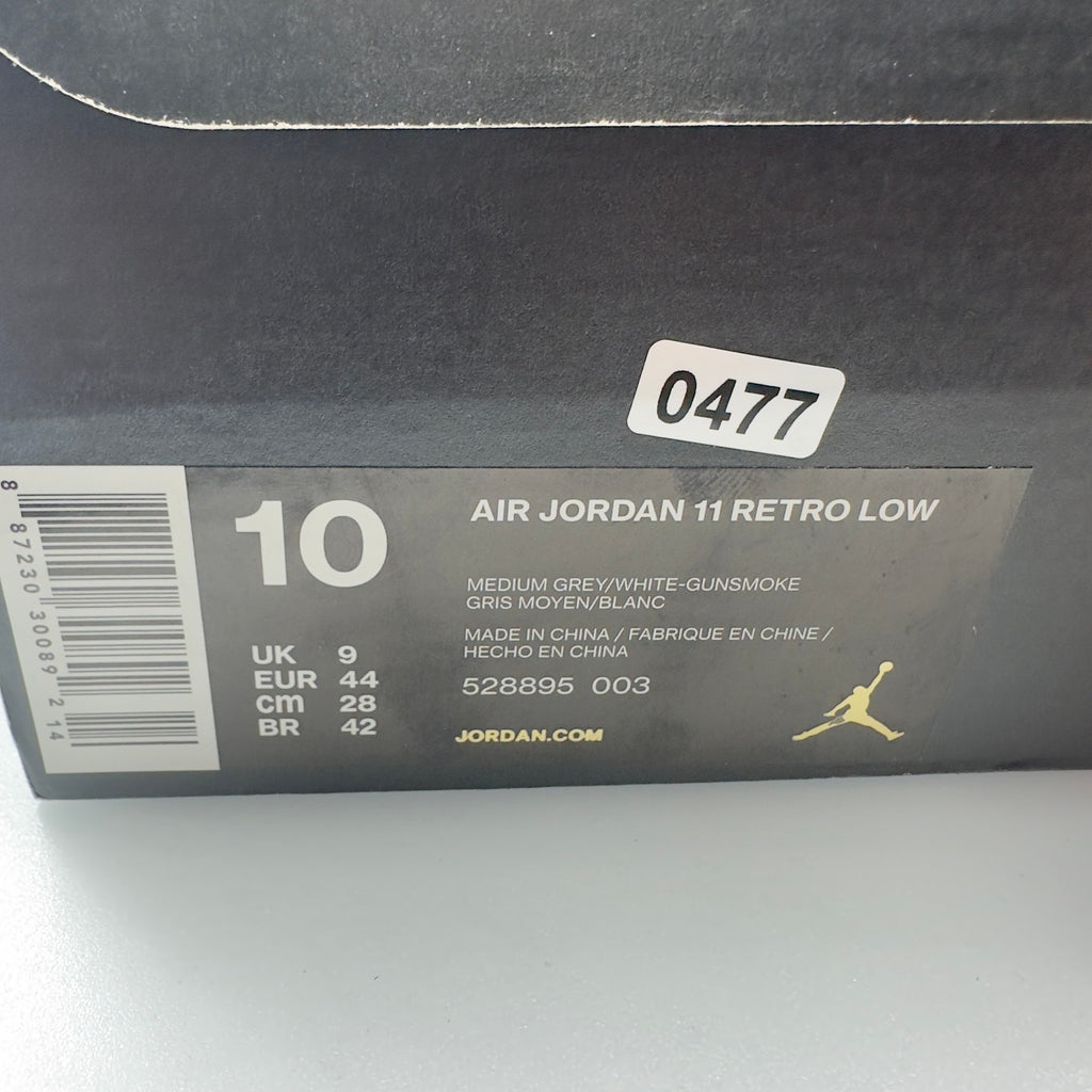 Nike Mens Shoes Air Jordan 11 Retro Low Cool Grey 2018 Sneakers 10 528896-003