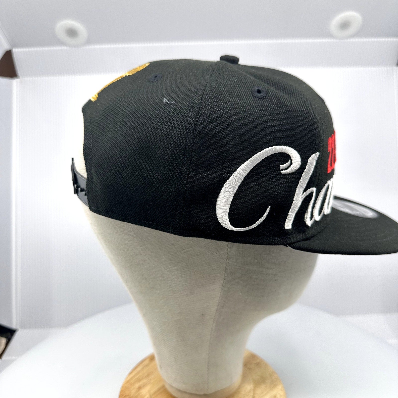 New Era Mens Cap Denver Nuggets 2023 NBA Champs Series Edition Locker Black OS